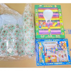 Bộ Áo Giấy Mền Gối Đồ Dùng Học Tập Vàng Mã Cho Bé Trai