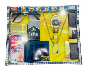 Bộ Đồ Vàng Phụ Kiện Trang Sức Nam